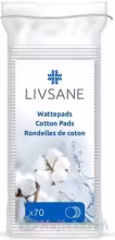 Livsane kozmetické vatové tampóny 70 ks