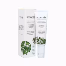 Nočný pleťový krém/maska spevňujúci Organic Cannabis - 50ml - Ecolatier