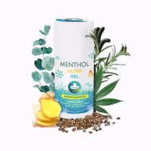 MENTHOL ULTRA GEL – konopný masážny gél s dvojitým efektom - 90 ml - Annabis