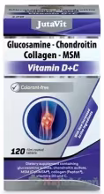 JutaVit Glukozamín Chondroitín kolagén MSM s vitamínmi D+C 120 ks
