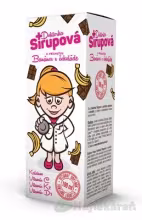 Doktorka Sirupová kalciový sirup s príchuťou banánov v čokoláde 100 ml
