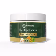 Herbal Fortis Psoriasis Cream - regeneračný krém pre pokožku so sklonom k psoriáze – 200 ml - Herbatica