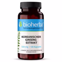 Kórejský ženšen extrakt 320 mg – 100 kapsúl – Bioherba