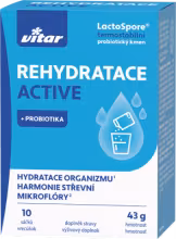 VITAR Rehydratace active + probiotika vrecká 10 ks