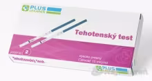 PLUS LEKÁREŇ Tehotenský test prúžkový 2 ks