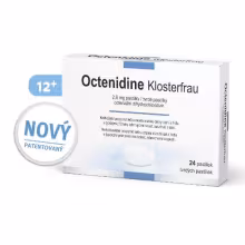Klosterfrau Octenidine na liečbu zápalu sliznice úst a hrdla 24 pastiliek