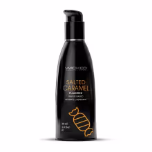 Lubrikačný gél WICKED AQUA Salted Caramel Flavored 60 ml