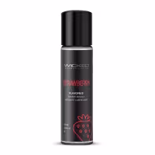 Lubrikačný gél WICKED AQUA Strawberry Flavored 30 ml