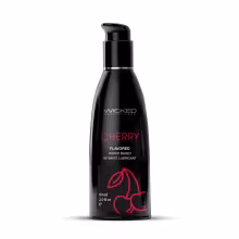 Lubrikačný gél WICKED AQUA Cherry Flavored 60 ml