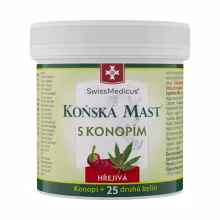Konská masť s konope hrejivá - 500 ml - SwissMedicus