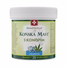 Konská masť s konope chladivá - 500 ml - SwissMedicus
