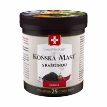 Konská masť hrejivá s rašelinou - 250 ml - SwissMedicus