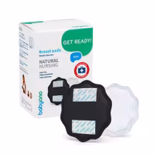BABYONO Vložky do podprsenky čierne 24 ks
