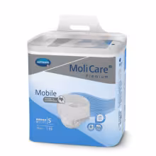 MOLICARE Premium mobile 6 kvapiek S modré, plienkové nohavičky naťahovacie 14 ks