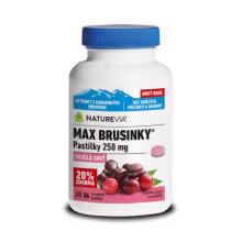 NATUREVIA Max brusnice 250 mg 36 pastiliek