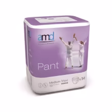 AMD Pant maxi medium plienkové nohavičky navliekacie obvod bokov 70 - 120 cm nasiakavosť 2150 ml 14 ks