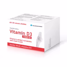 Neuraxpharm Bohemia Vitamín D3 1000 IU 90 kapsúl