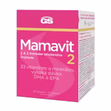 GS Mamavit 2 tehotenstvo a dojčenie 30 tabliet + 30 kapsúl