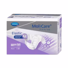 MOLICARE Premium elastic 8 kvapiek M plienkové nohavičky zalepovacie 26 ks
