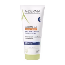 A-DERMA Exomega control regeneračný emolienčný nočný krém 200 ml