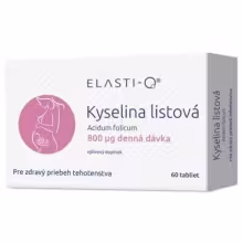 ELASTI-Q Kyselina listová 800 60 tabliet