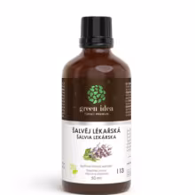 GREEN IDEA Šalvia lekárska bylinný liehový extrakt kvapky 50 ml