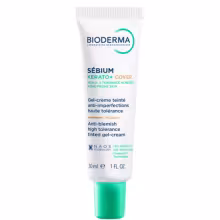 BIODERMA Sébium kerato+ cover gél krém tónovaný medium 30 ml