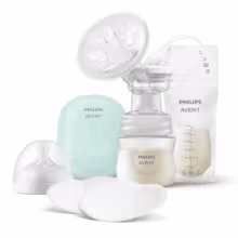 Philips AVENT Odsávačka materského mlieka elektrická Essential SCD323/20 1 set