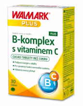 Walmark B-komplex PLUS s Vitamínom C tbl cmúľacie iNovovaný obal 2018 30 ks