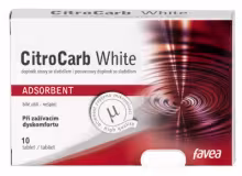 FAVEA CitroCarb White 10 tabliet