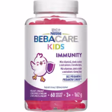 ADC Bebacare Kids Immunity želé medvedíky lesné ovocie a maliny 60 kapsúl