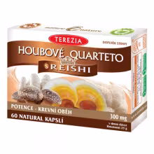 Houbové Quarteto s reishi 60 cps