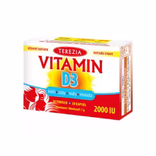 TEREZIA Vitamín D3 2000 IU 30 kapsúl