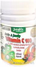 Jutavit Vitamin C 100 s extraktom prírodnej Aceroly kids 60 kapsúl