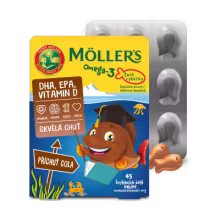 Möller’s - Omega 3 Želé rybičky, 45 želé tablet