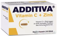 Additiva Vitamín C + Zinok 80 kapsúl