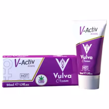 Hot V-Active - stimulačný intímny krém pre ženy - 50ml
