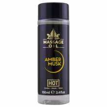 HOT - masážny olej na telo - ambra pižmo - 100 ml
