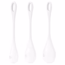 Satisfyer - venušine guličky set - biela - 3 kusy
