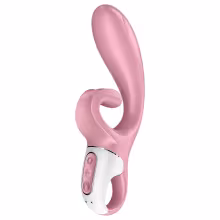 Satisfyer Hug Me - vibrátor s ramienkom na klitoris ovládaný aplikáciou (ružový)