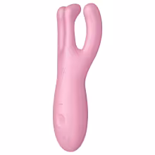 Satisfyer Threesome 4 - aplikáciou ovládaný klitorálny vibrátor (ružový)
