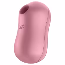 Satisfyer Cotton Candy - vibrátor na klitoris s tlakovými vlnami (korálový)