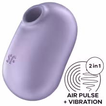 Satisfyer Pro To Go 2 - vibračný stimulátor klitorisu na batériu - fialový
