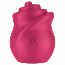 Satisfyer Tongue Twister - rotačný vibrátor na klitoris s jazykom - ružový
