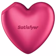 Satisfyer Cutie Heart - dráždidlo klitorisu s tlakovými vlnami (ružové)