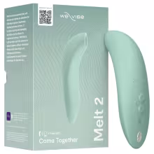 We-Vibe Melt 2 - aplikáciou ovládaný stimulátor klitorisu s tlakovými vlnami (tyrkysový)