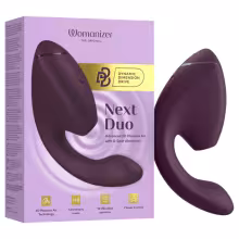 Womanizer Next Duo - 2v1 G-bod vibrátor (fialový)