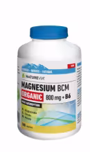 NatureVia Magnesium Organic BCM 800mg +B6 180 kapsúl