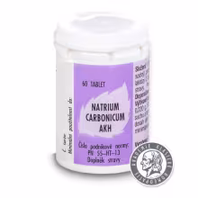 Radim Bakeš Galenická laboratoř Ostrava AKH Natrium carbonicum 60 tabliet