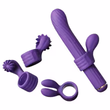 Magic Stick S1 - vibrátor s viacerými funkciami - fialový